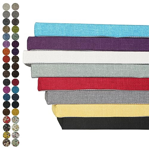 Orumrud 5cm Dickes Bankauflage Stuhlkissen in Personalisierter Größe,Waschbar Bankkissen Gartenbank Sitzkissen Kissen Abnehmbarem rutschfeste Bankkissen für Gartenmöbel Polsterauflage，30 Farben