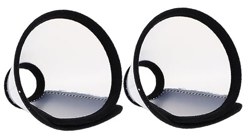 FRCOLOR 2stücke Schützender Halsring Für Hamster Genesungshalsbandring Anti-Picking-Halsband Haustier-halsschutz Atmungsaktiv Bissfest Einfach Anzuziehen