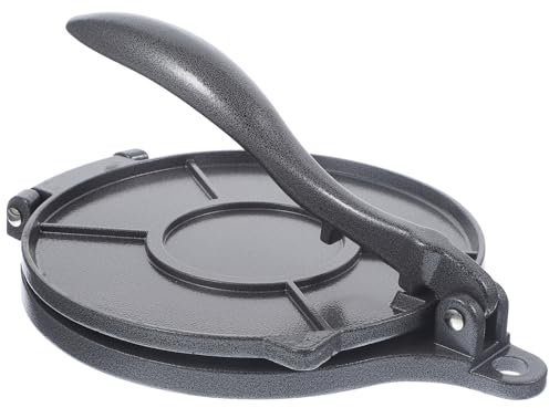 ABOOFAN Tortillapresse 12 Zoll Teigpresse Quesadilla Maker Tortilla Maker Presse Empanada Maker Presse Tortillas Presser Chapati Zum Drehen Pizzapresse Onigiri-Form Grau 44 Cm
