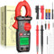 CAMWAY Pince ampèremétrique, Ampèremètre numérique 600A Pince ampèremétrique TRMS AC/DC 4000 Counts, Auto-Range NCV, mode LOZ, Multimètre à pince mesure la tension de courant