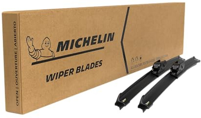 Michelin Stealth Ultra Scheibenwischer, Beam Blade Kit, Länge: 750/750 mm, Set Frontwischer für VW ID.3, Ford: Focus III Schrägheck, Kombi, Limousine, Schrägheck, S-Max, Tourneo Connect, Transit