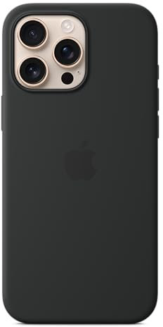 Apple Custodia MagSafe cover in silicone per iPhone 16 Pro Max - Nero ​​​​​​​