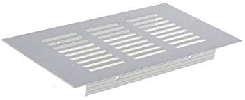 AUNANGLJSCS Lüftungsgitter und Lüftungsschlitze Lüftungsgitter aus Aluminiumlegierung, Lochblech, Stegplatte, Lüftungsgitter, Lüftungs-DIY-Zubehör(20cm)