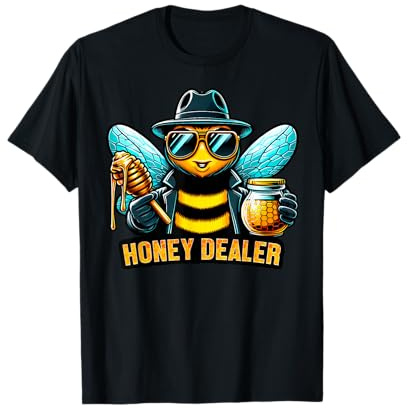 Honey Dealer Apiculteur nid d'abeille Reine abeilles T-Shirt