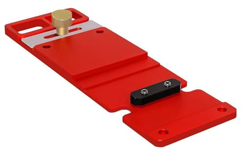 Guida For Circolare Quadrata - Robusta Fresa Ad Angolo Retto A 90° In Lega Di Alluminio, Accessorio For Guida Di Taglio For Circolare For Lavorazione Del Legno, For Falegnami E Progetti Fai Da Te