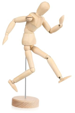DIYEAH Zeichnen Mannequin Aus Flexibles Modell Mit Beweglichen Gelenken Für Künstler Zum Skizzieren Malen Und Dekorieren Stabiler Stand Vielseitig Einsetzbar