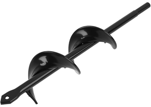 Punta Trapano a Spirale per Giardinaggio 4x22cm, Trivella per Terreno, Accessorio per Trapano Elettrico,per Piantare Fiori, Bulbi e Piante,Compatibile con la Maggior Parte dei Trapani