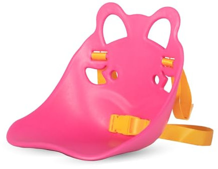 Ailan Silikon Puppensitz, leicht zu tragen und aufzubewahren, für Roller, Puppensitz für Kinderfahrräder, Eva Puppensitz, Fahrradrückseite, Rosa