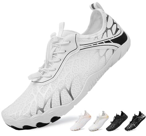 Badeschuhe Herren Damen Wasserschuhe Schnell Trocknend Aquaschuhe Gr.36-46 | Outdoor Schuhe Strandschuhe Unisex Atmungsaktiv Mesh Wasserschuhe Sommer Schnell Trocknend Beach Schuhe