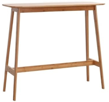 GEK208130 Zuhause Moderner, hoher Tischbein-Langer Tisch mit schmalem Bein, einfacher Balkon-Freizeit-Stehtisch aus Holz Thekentisch(Klein)