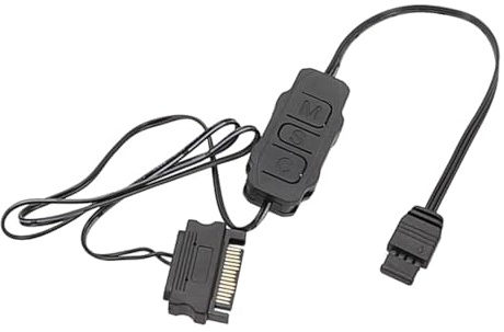 FANSHINUO Cable de extensión de placa base de computadora de 3 pines/4 pines, cable adaptador de extensión RGB, conectores divisores ARGB SYNC para PC