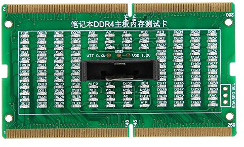 RASTKY SO-DIMM Analyzer Diagnostic Tester PC Laptop Desktop DDR234 With Light - Post Test Card Efficient Troubleshooting (DDR4)