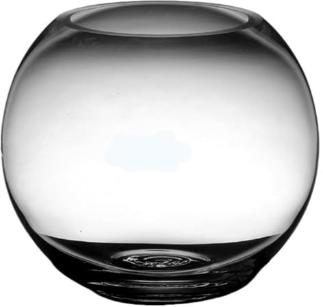 CSYQPDMBDL Kugelaquarium, Goldfischglas, Verdicktes transparentes Glas Aquarium Desktop Aquarium Wohnzimmer Schildkröte Tank(Large)