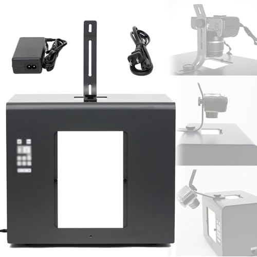 Bärbar ljuslåda med 6 växlande ljuskällslägen, LED-ljustält professionell kamerainspelningsbox minifotografering fotostudio bärbart tält bakgrundsbelysningskub (kamera ingår ej)(L)