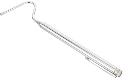jojofuny Crochet Rétractable en Acier Inoxydable pour Reptiles, Hameçon Robuste Taille Moyenne, Attrape-Serpent Portable pour Manipulation Sécurisée, Équipement pour Herpétologistes Et Éleveurs