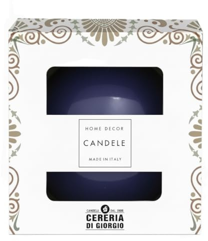 Cereria Di Giorgio - Candela Sfera laccata - Ø 10 cm - Blu Notte