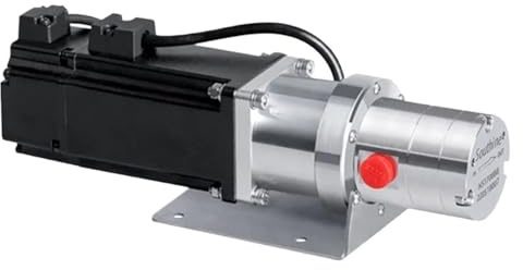 Treayes Magnetic Drive Gear Pump with Servo Motor / 0~20bar Pressure / 0ml~5000ml/min Flow Range / 0.3cp~10000cp Viscosity Range