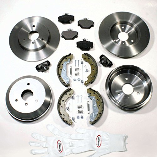 SMART - BREMSSCHEIBEN/BREMSEN + BREMSTROMMEL SET + ZUBEHÖR VORNE + HINTEN
