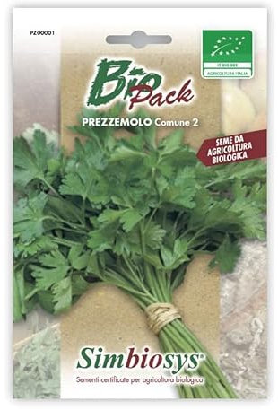 SEMENTI BIOLOGICHE PER ORTAGGI IN BUSTINA AD USO AMATORIALE (PREZZEMOLO COMUNE)