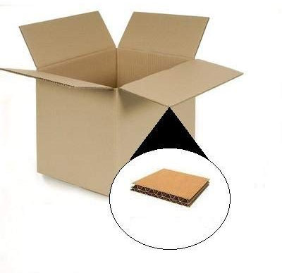 Herso - Pack de 10 Cajas de Cartón 600 x 500 x 500 mm en Canal DOBLE Reforzado - Cajas mudanza, transporte, almacenaje