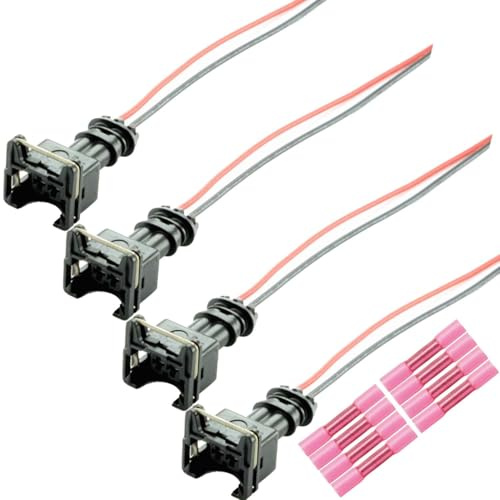 Overdrive-Racing 4x Reparatur Ersatz Stecker Einspritzdüse Einspritzventil Passend Für Bosch EV1 037906240 1287013003