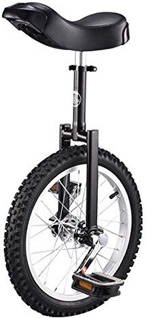 NANANA Einrad 16/18/20/24 Zoll Single Round Kinder Erwachsene Balance Radfahren Übung Outdoor Sport Fitness-Übungs-Gesundheit, Outdoor Sport Fitness-Übungs-Gesundheit,Schwarz,16inch