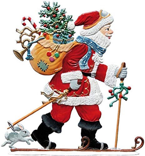 Wilhelm Schweizer Zinnfigur Nikolaus mit Ski Jahresnikolaus 2018