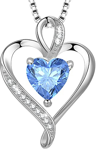 LAVUMO Halskette Damen Silber Herzkette Herzanhänger Schmuck Geschenke | Echt Silber 925 Messing Kette Geschenke für Frauen Freundin zum Geburtstag Jahrestag Hochzeitstag Valentinstag Weihnachten