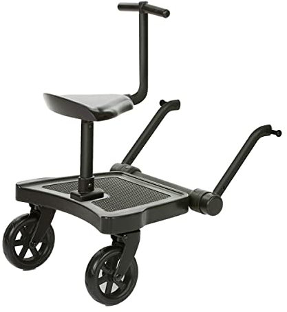 ABC Design Universal Kiddy Board - Kiddie Ride On 2 inkl. Sitz | beslastbar bis 20 kg | Universell für fast alle gängigen Kinderwagen & Buggy geeignet