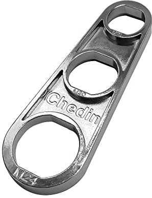 Chedin Strahlregler Serviceschlüssel, Wasserhahn Belüfter Schlüssel Werkzeug für M16 /M18 / M20 /M22 / M24 / M28, Luftsprudler Montageschlüssel