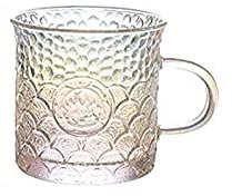 OURVER Tazza Di Vetro, Tumbler Cups, Clear -10 Oz, tazze multicolore for feste perfette for cantieri bar e ristoranti
