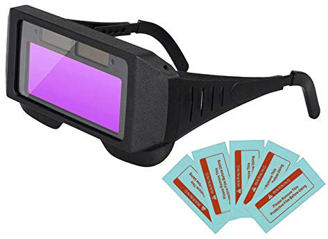 Seprendi Masque de soudage LCD à obscurcissement automatique solaire Lunettes Masque Masque de protection des yeux Soudeur Masque de soudure Machine à souder
