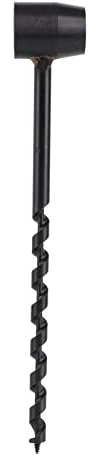 LOCADENCE Auger Drill, Carbon Steel Lightweight with Extension Spiral Hole Tools for Garden Planting, Building Shelters, Camping, Mallets, Drilling (10-230mm)