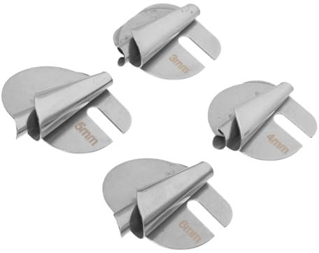 HAWILLOSCH Kleine Nähmaschine Binder Mit Rollsaumfuß 3-6mm Metall Für Haushaltsnähmaschinen Professionelles Falzbinder Zubehör Zum Nähen Und Quilten