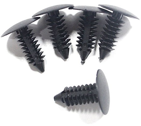 Tuqiang 10 pcs A72 Clips de retenue universels pour voiture, rivets en plastique, fixations automobiles, clips de pare-chocs, rivets de fixation