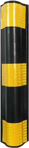Protector De Esquina De Pared para Estacionamiento De Automóviles, Arco De Goma Reflectante para Columna De Garaje, Protección De Esquina De Pared Engrosada (10 Piezas, 100