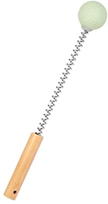 PartyKindom Martillo de Masaje Corporal Rosa, Ligero y Fácil de Usar, Mango Largo de Madera y Resorte, Adecuado para Espalda y Cuello Color Aleatorio