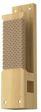 MR Makiwara - Soporte de Pared de 18 x 4.5 Pulgadas, Almohadilla de Golpe Tradicional Makiwara, Tabla de perforación Profesional Makiwara, Almohadilla de perforación de Montaje de Clapper