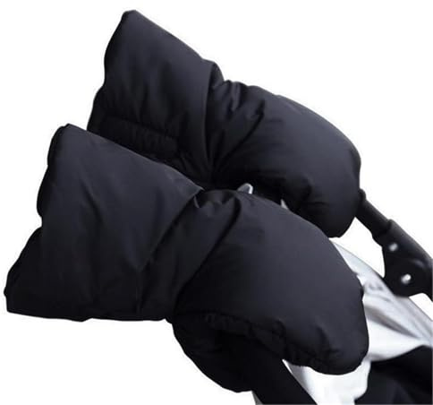 Guantes de invierno for cochecito bebé, guantes impermeables for manillar bicicleta, carrito compras a prueba viento, calentador manos, accesorio suave