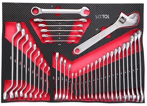 Module with Tool for Mechanic Tool Tray 11 Workshop Trolley, Pack of 39