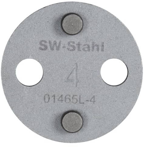 SW-Stahl 01465L-4 Bremskolbenadapter 4 - H016 - Bremskolben-Rücksteller | 3-Pin Adapter für rechtsdrehende Bremskolben - Passend für KFZ Bremssättel - Ergonomisches Design für Werkstätten