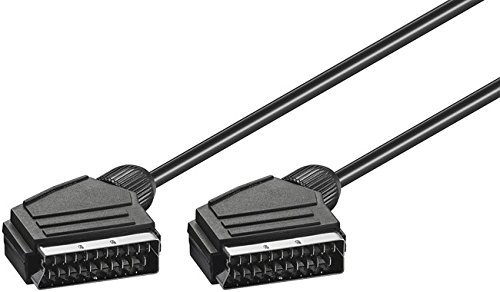 Videk Scart Plug to Scart Plug 5m 5m SCART (21-pin) SCART (21-pin) Negro cable EUROCONECTOR - cables EUROCONECTORES (5 m, SCART (21-pin), SCART (21-pin), Negro)