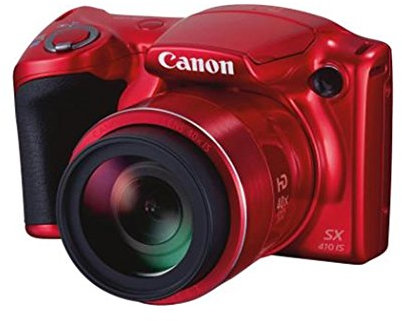 Canon PowerShot SX410 IS Fotocamera Compatta Digitale, 20.0 Megapixel, Rosso