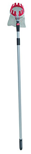 Obstpflücker mit Teleskopstiel Gathering 90100 - Ausziehbar von 1,67 bis 2,75 Meter - Obstsammler Inklusive Schneidemesser und Pflücksack - Apfelpflücker aus verstärktem Aluminium - Altuna