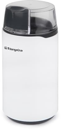 Orbegozo MO 3200 Kaffeemühle Edelstahlklinge Ein/Aus-Schalter Deckel mit Sicherheitsschalter 200W