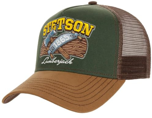 Stetson Horn Keps Herrar - snapback cap basebollkeps med skärm Höst Sommar Vår Vinter Sommar-Vinter - One Size brun