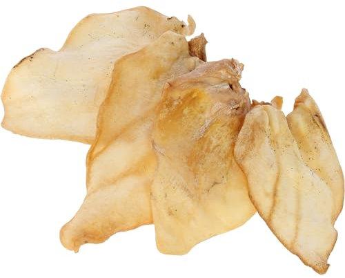 Kerbl Pet Rinderohren, 20 Stück/Pack, Einzelfuttermittel, Kauartikel Hund, Hunde, unterstützt Kaumuskulatur