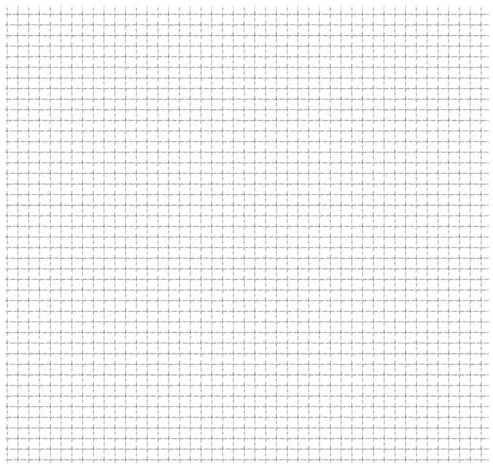 yorten Drahtgitter Wellengitter Edelstahl Gartenzaun 4 Eck Geflecht Drahtzaun - 50×50 cm 31×31×3 mm