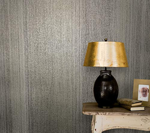 marburg Tapete Beige grau Streifen für Schlafzimmer Wohnzimmer oder Küche 100% Made in Germany Premium Vlies Qualität 10,05 X 0,53m