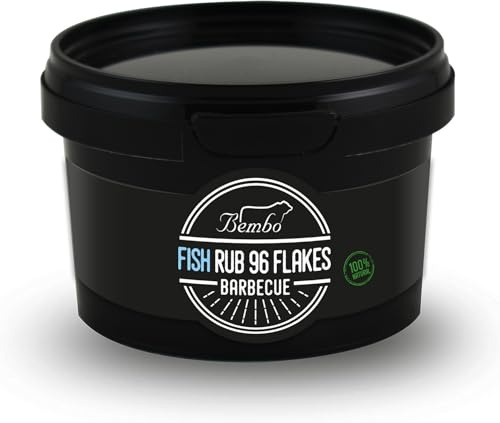 BBQ Fish Rub 96 Bembo – 120 g – Mix Spezie per Pesce alla Griglia – Rub Barbecue per Marinatura a Secco – Ideale per Griglia e BBQ – Made in Italy